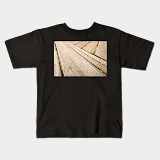 Wood diagonals Kids T-Shirt